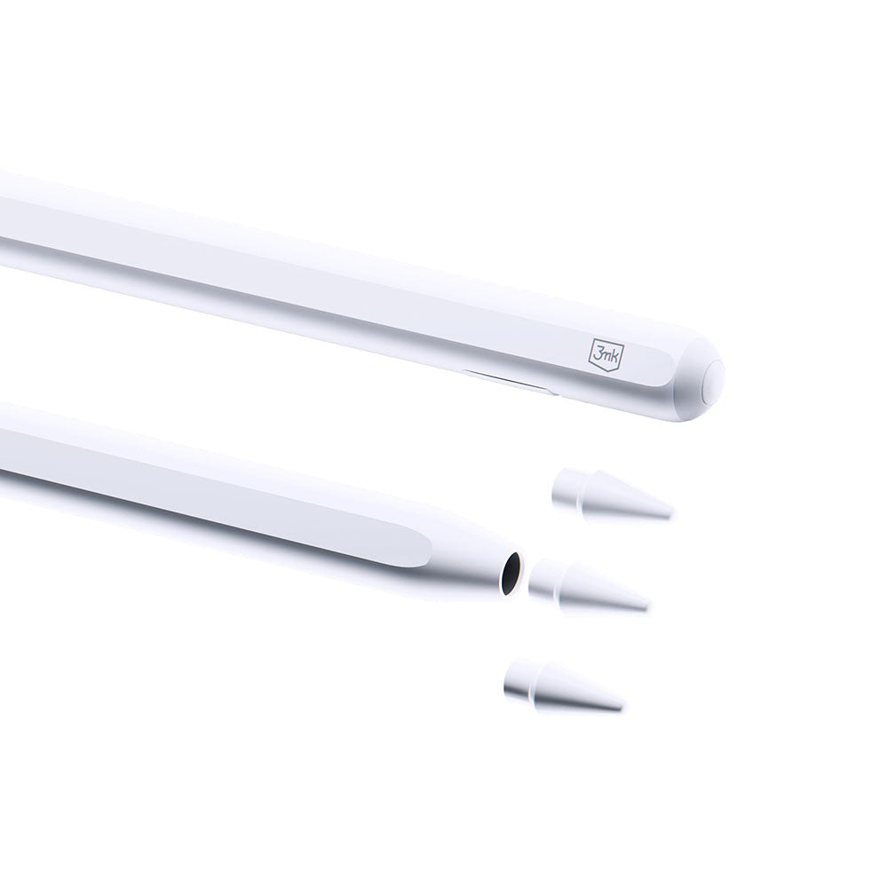 Touch Pen 3MK Wonder pro Apple iPad, Aktivní verze, Bílá