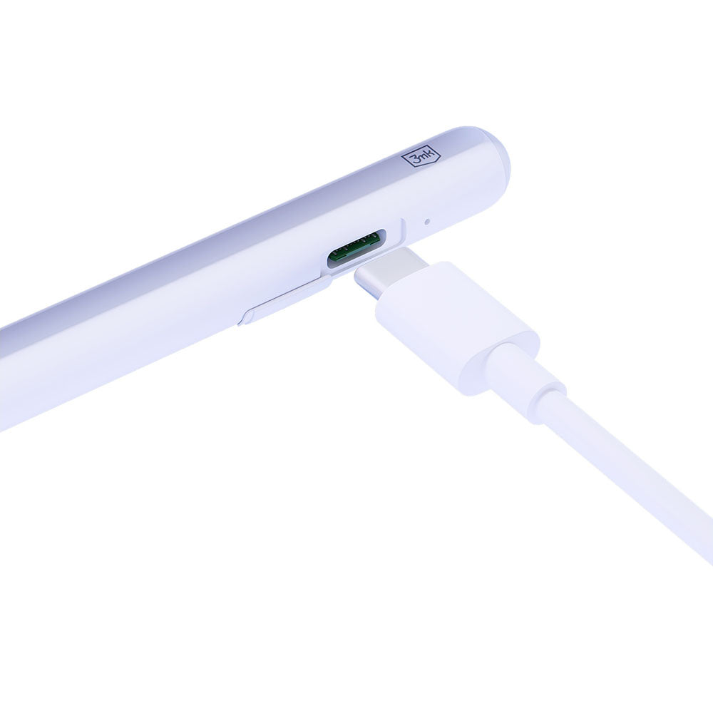 Touch Pen 3MK Wonder pro Apple iPad, Aktivní verze, Bílá