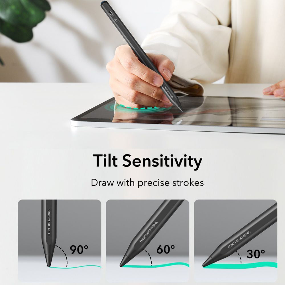 Touch Pen ESR Geo pro Apple iPad, Aktivní verze, Černá