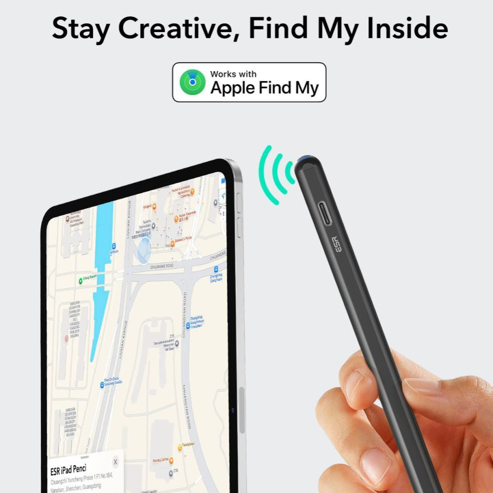 Touch Pen ESR Geo pro Apple iPad, Aktivní verze, Černá
