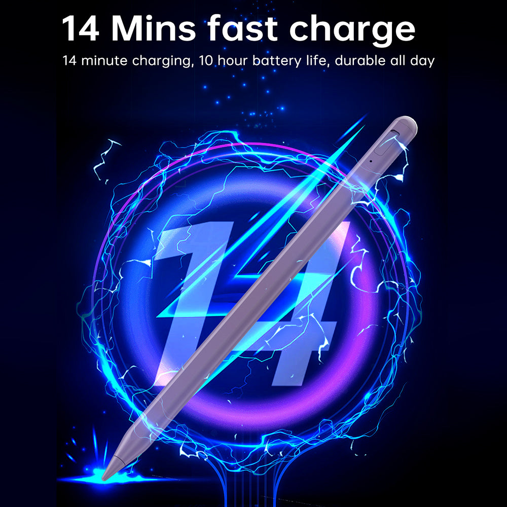 Touch Pen Techsuit AC10SH pro Apple iPad, Aktivní verze, Fialová