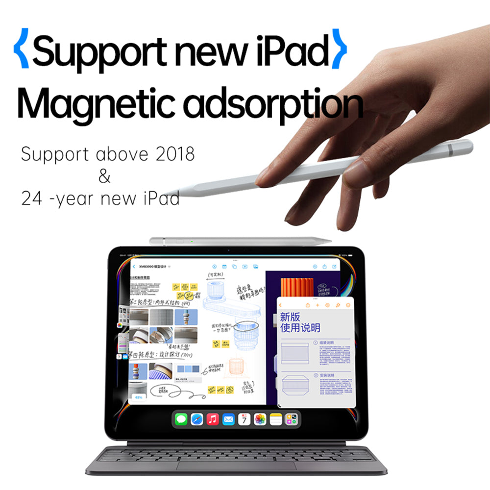 Touch Pen Techsuit AP01 Pro pro Apple iPad, Aktivní verze, Bílá