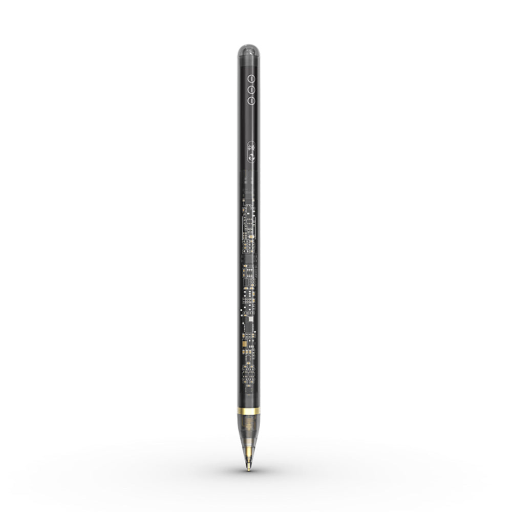 Touch Pen Techsuit C10 Pro pro Apple iPad, Aktivní verze, Transparentní černá