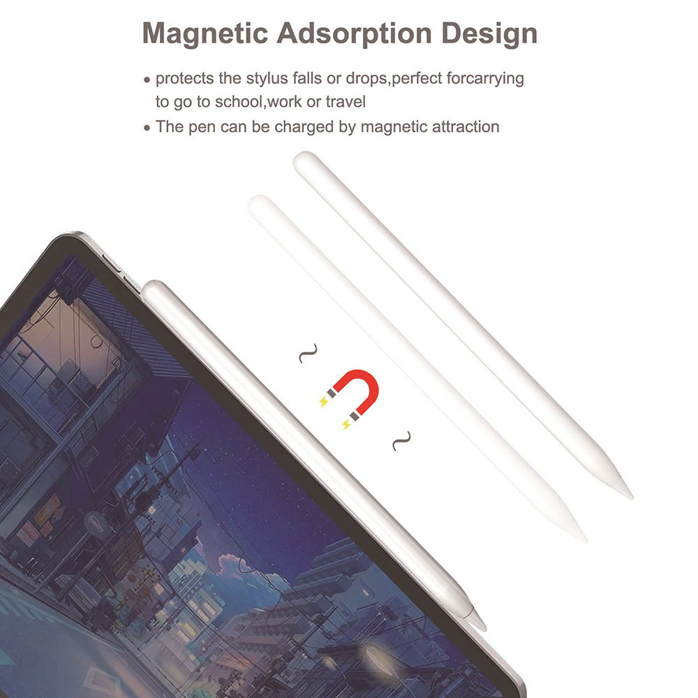 Touch Pen Techsuit M2 pro Apple iPad, Aktivní verze, Bílá