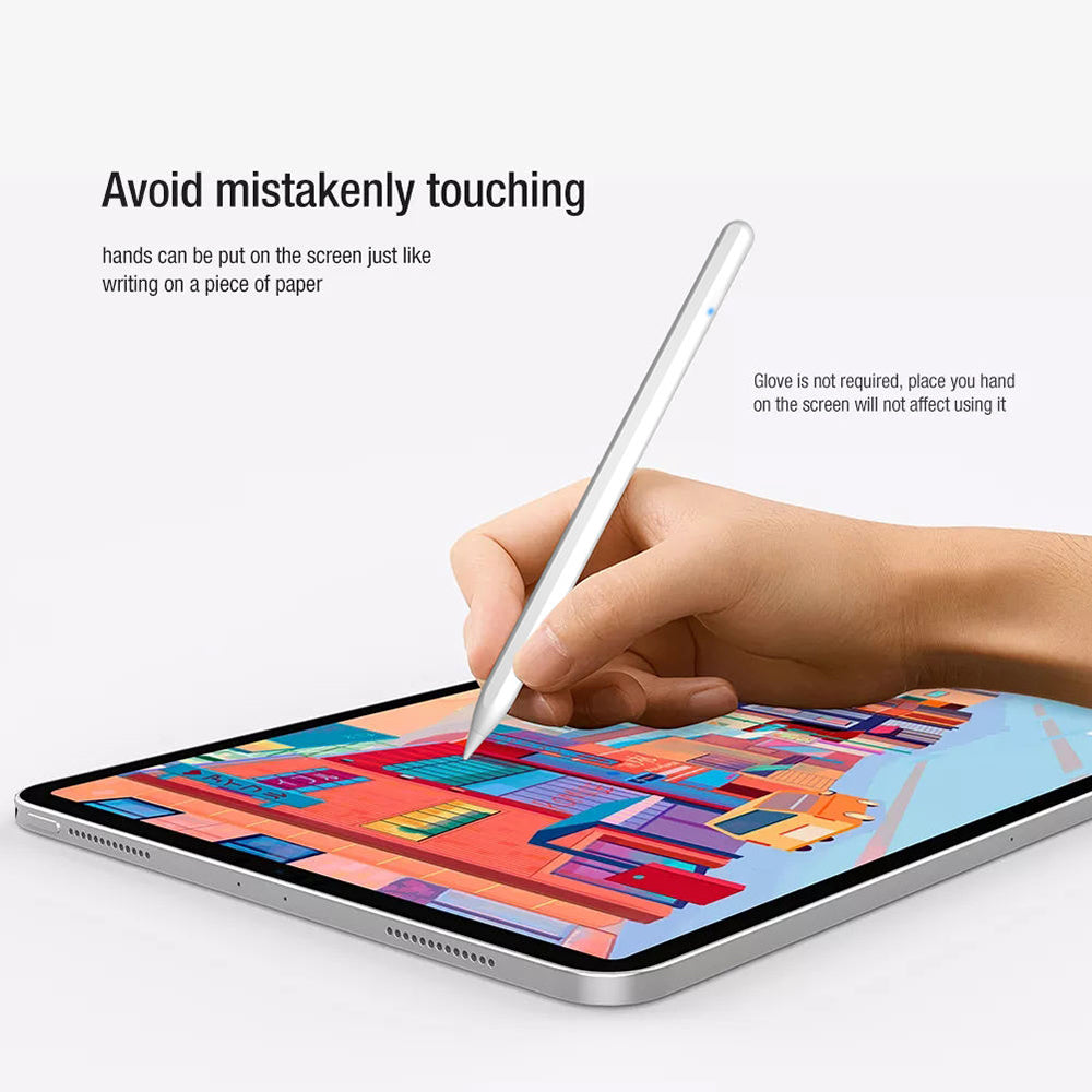 Touch Pen Techsuit M2 pro Apple iPad, Aktivní verze, Bílá