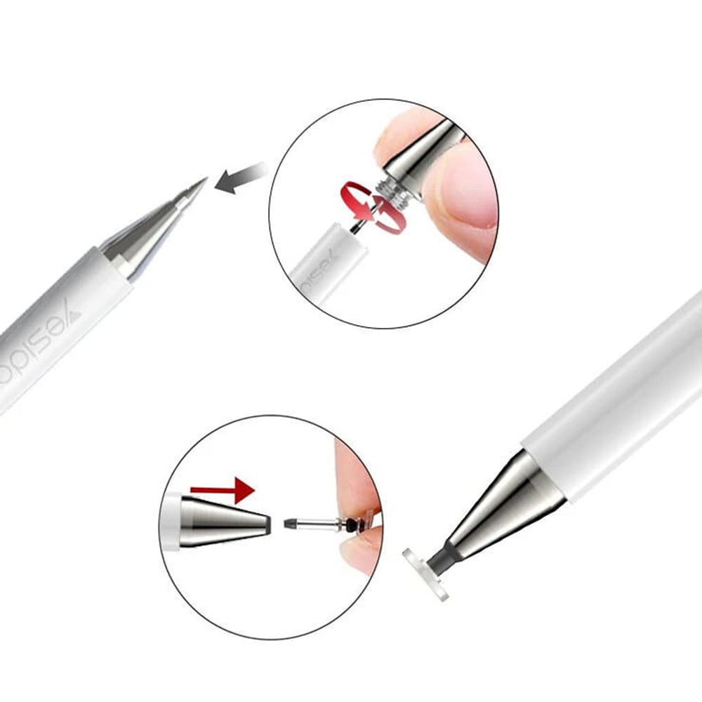 Touch Pen Yesido ST04, 2v1, Bílý