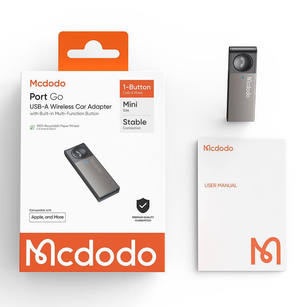 Bluetooth přijímač McDodo OT-8250