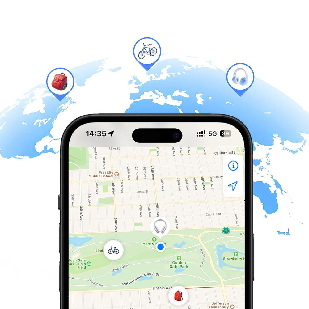 UGREEN SmartTag Smart Finder Slim 2 CM920 (75120A) pro iOS Series, Sada 2 kusy, Černá