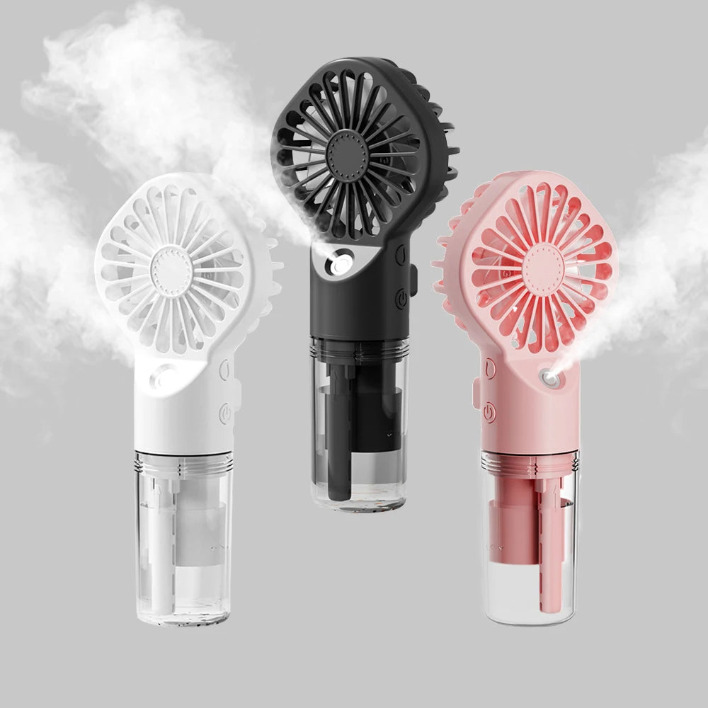 Přenosný ventilátor Techsuit G10, růžový