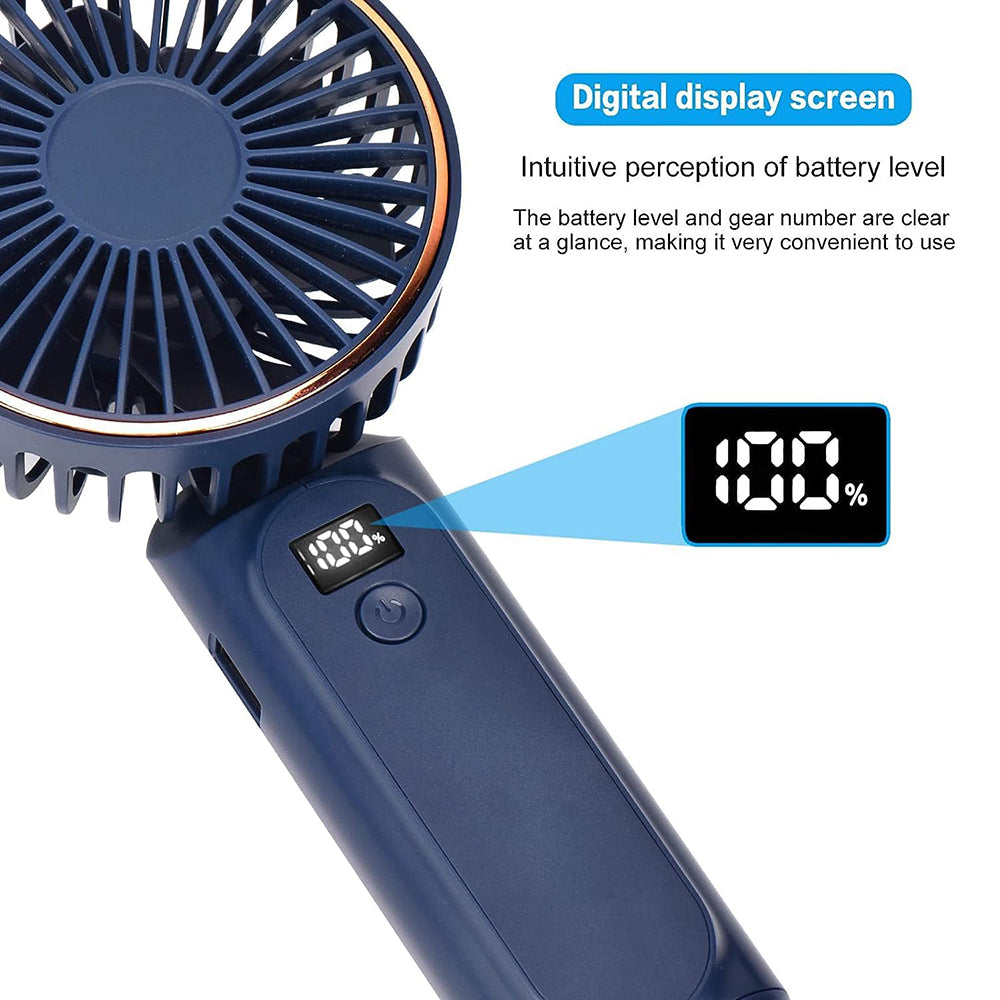 Přenosný ventilátor Techsuit M12, modrý