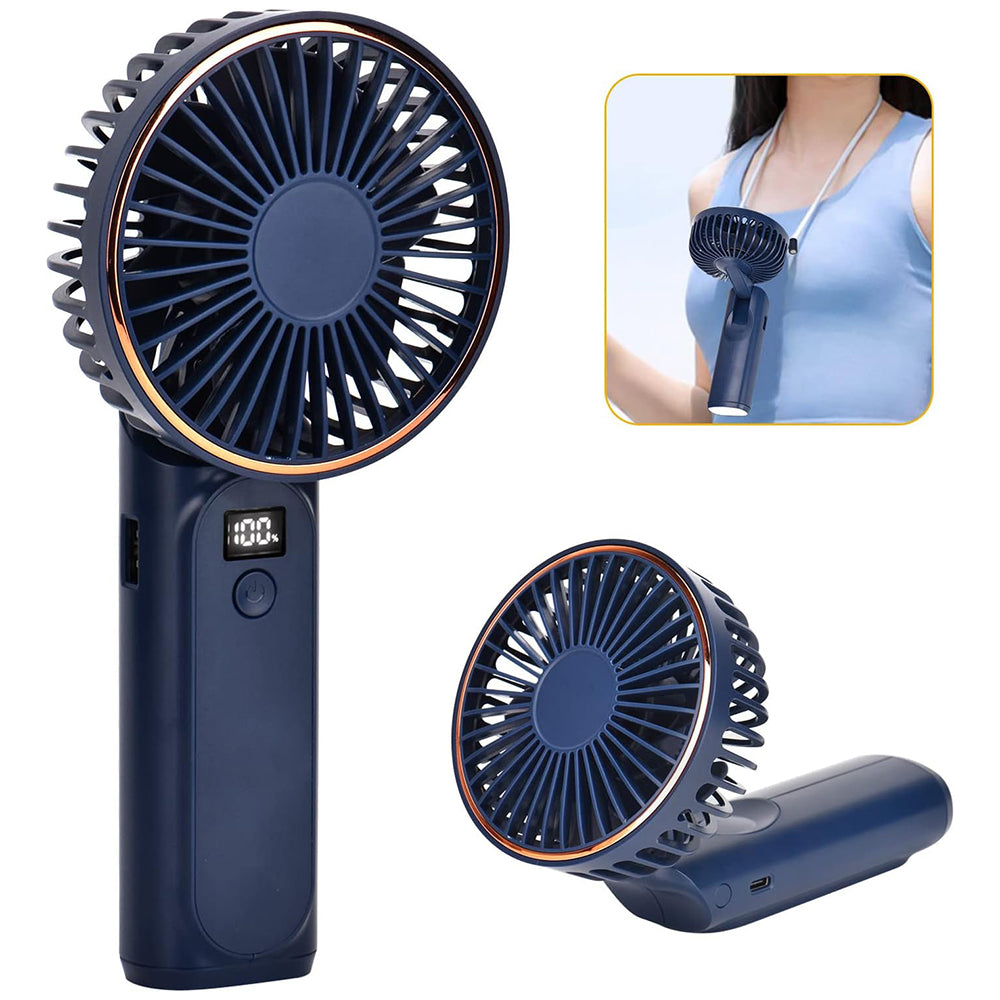 Přenosný ventilátor Techsuit M12, modrý