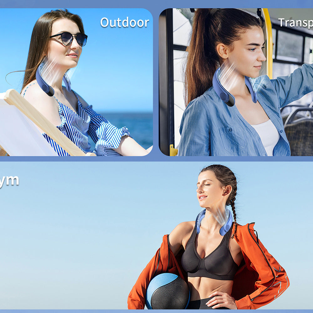 Přenosný ventilátor Techsuit S8, bílý