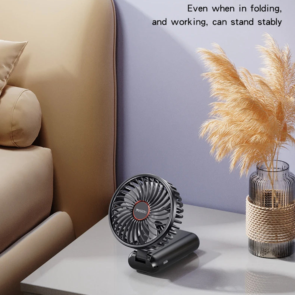 Přenosný ventilátor Yesido YF10, černý