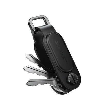 Acefast SmartTag Keychain SS pro iOS Series, Černý