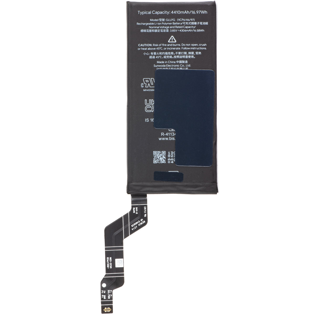 Baterie Google Pixel 6a, GLU7G, Service Pack G949-00262-01