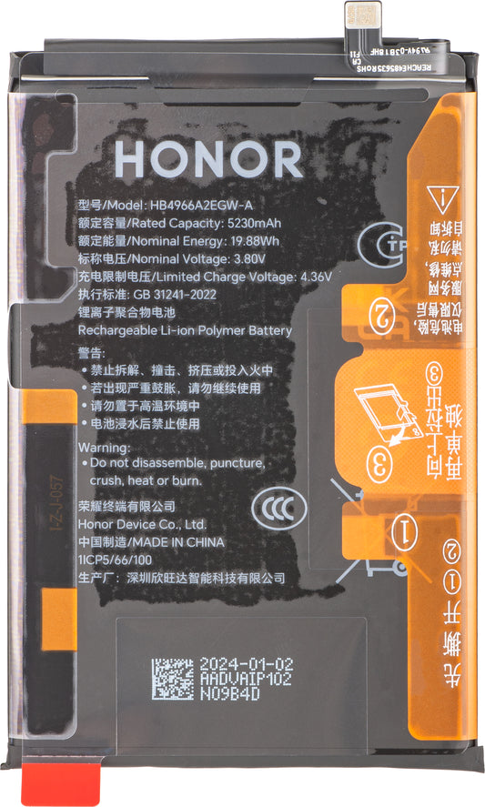 Akumulátor Honor 90 Smart, HB4966A2EGW-A, Service Pack 2402AADV