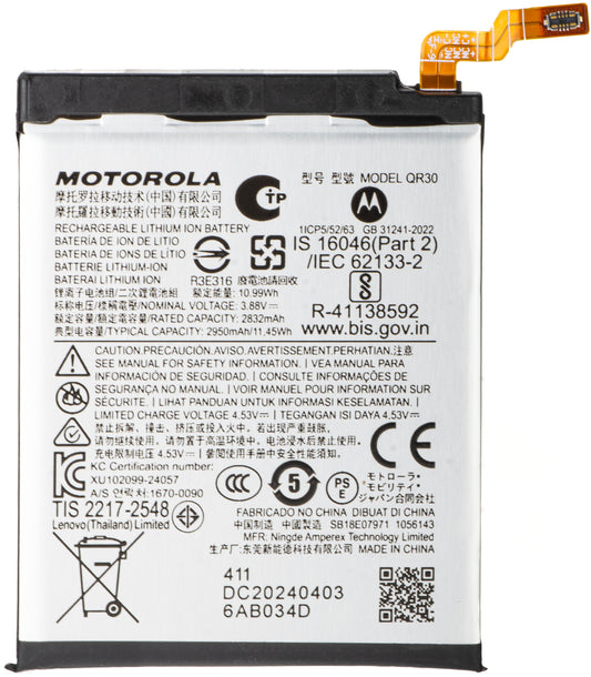 Baterie Motorola Razr+ 2025 / Razr+ 2024 / Razr 50 Ultra, QR30, Service Pack SB18E07971