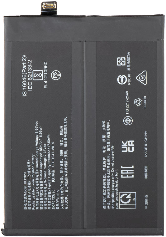 Baterie pro Oppo Reno8 Pro+ / Reno8 Pro, BLP929