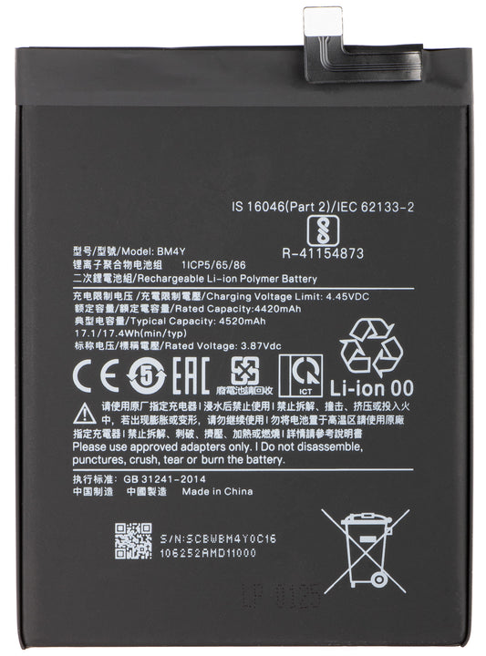 Baterie pro Xiaomi Poco F3, BM4Y