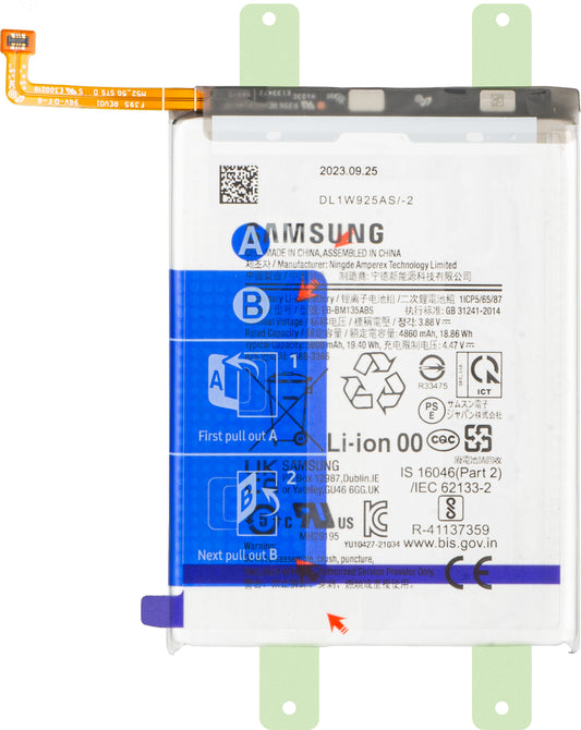 Baterie Samsung Galaxy M13 M135 / A13 5G A136, EB-BM135ABS, Service Pack GH82-29136A