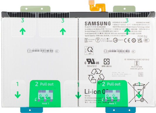 Baterie Samsung Galaxy Tab S10+, EB-BX828ABE, Service Pack GH82-35927A
