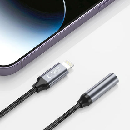 Audio adaptér Lightning - 3.5mm Tech-Protect Ultraboost, Černý
