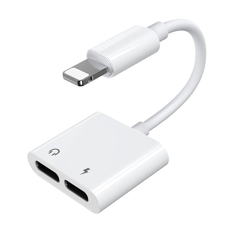 Adaptér Audio Lightning - 2 x Lightning Joyroom S-Y104, Bílý