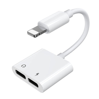 Adaptér Audio Lightning - 2 x Lightning Joyroom S-Y104, Bílý