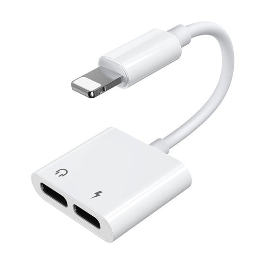 Adaptér Audio Lightning - 2 x Lightning Joyroom S-Y104, Bílý