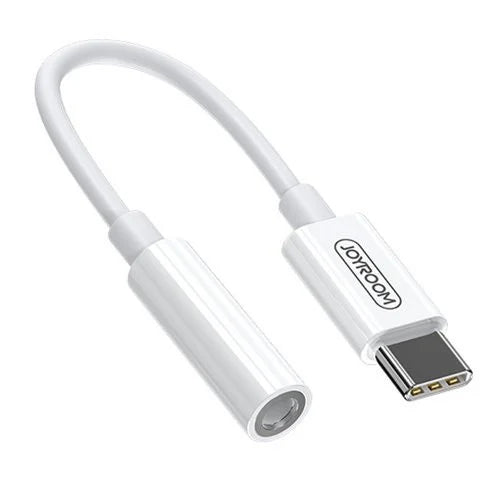 Audio adaptér USB-C - 3.5mm Joyroom SH-C1, Bílý