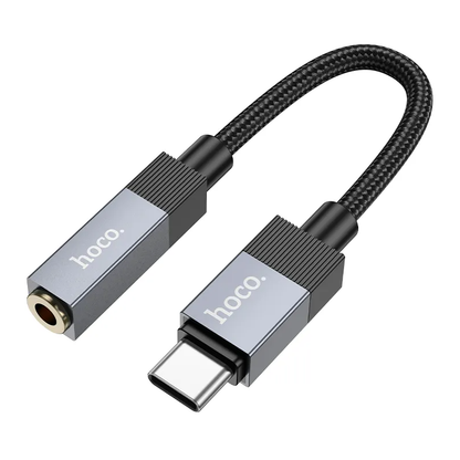 USB-C audio adaptér - 3,5 mm HOCO UPA32C, černý