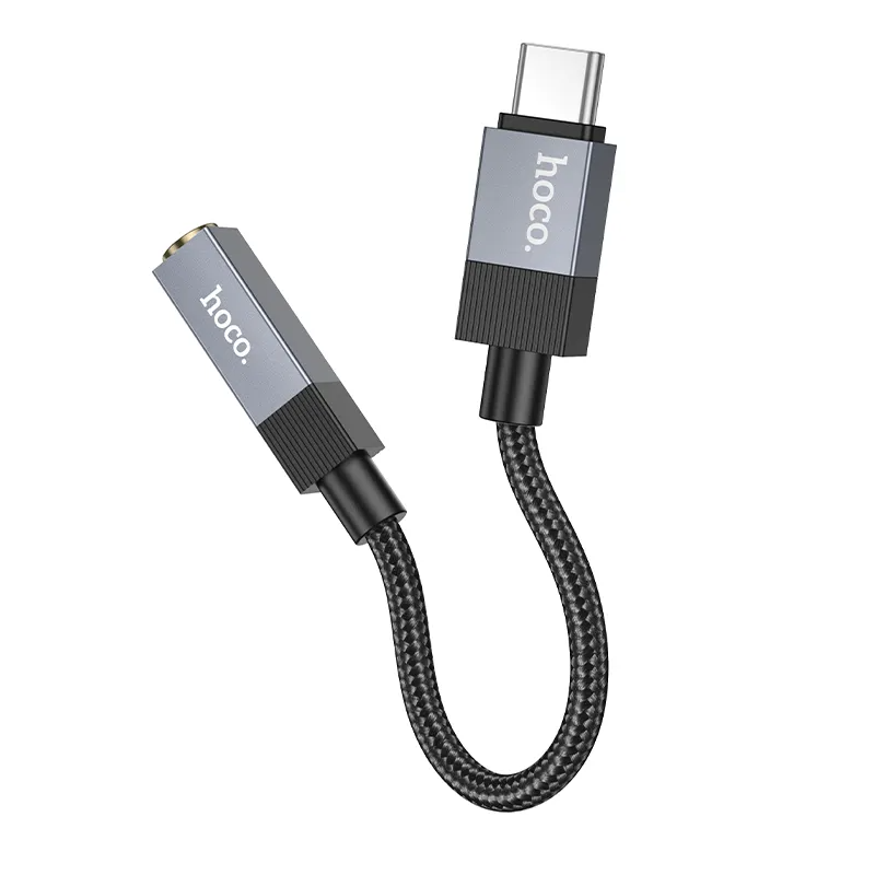 USB-C audio adaptér - 3,5 mm HOCO UPA32C, černý