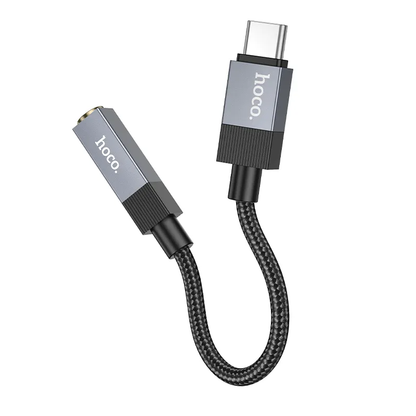 USB-C audio adaptér - 3,5 mm HOCO UPA32C, černý