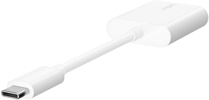 USB-C Audio Adapter - USB-C / USB-C Belkin RockStar, White F7U081btWH