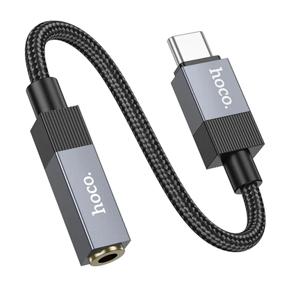 USB-C audio adaptér - 3,5 mm HOCO UPA32C, černý