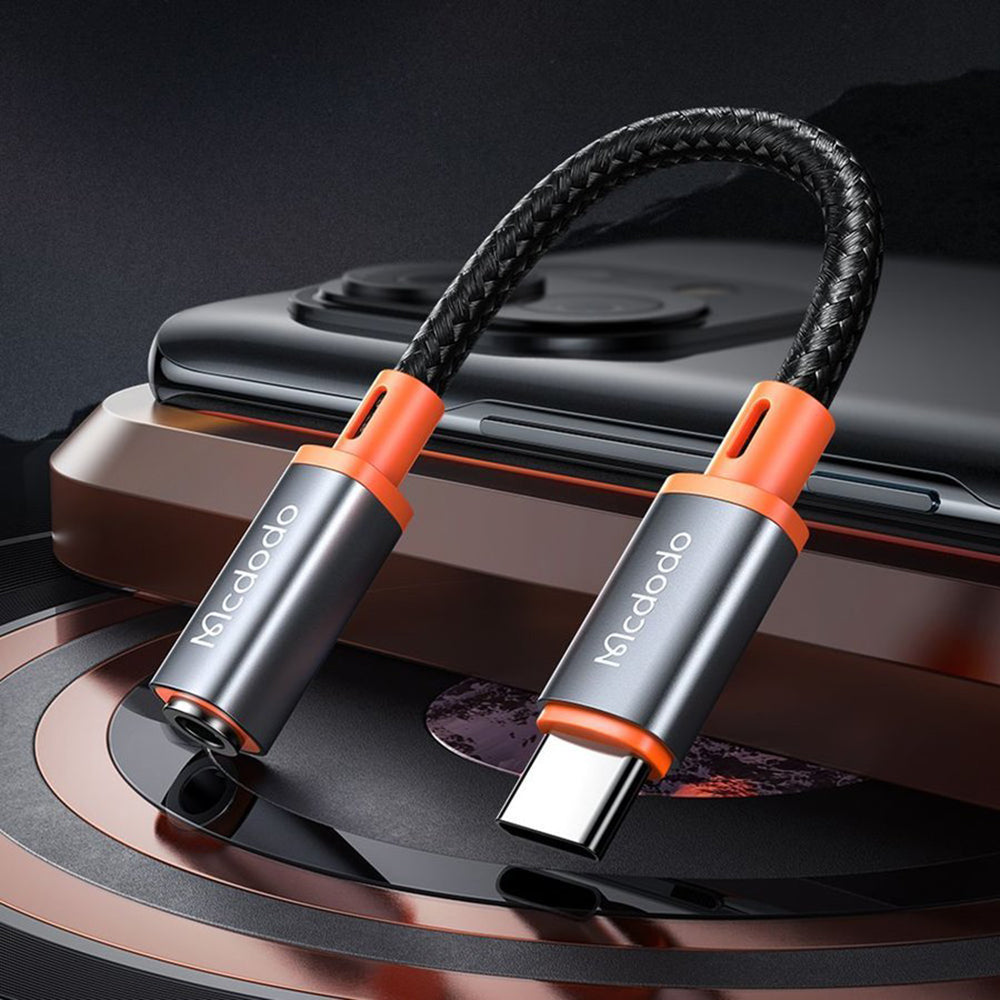 Audio adaptér USB-C - 3.5mm McDodo CA-7561, Černý