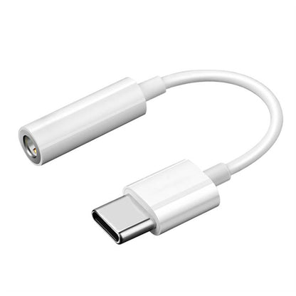 Audio adaptér USB-C - 3.5mm Techsuit AC18 MusicBox, Bílý, Sada 2 kusy