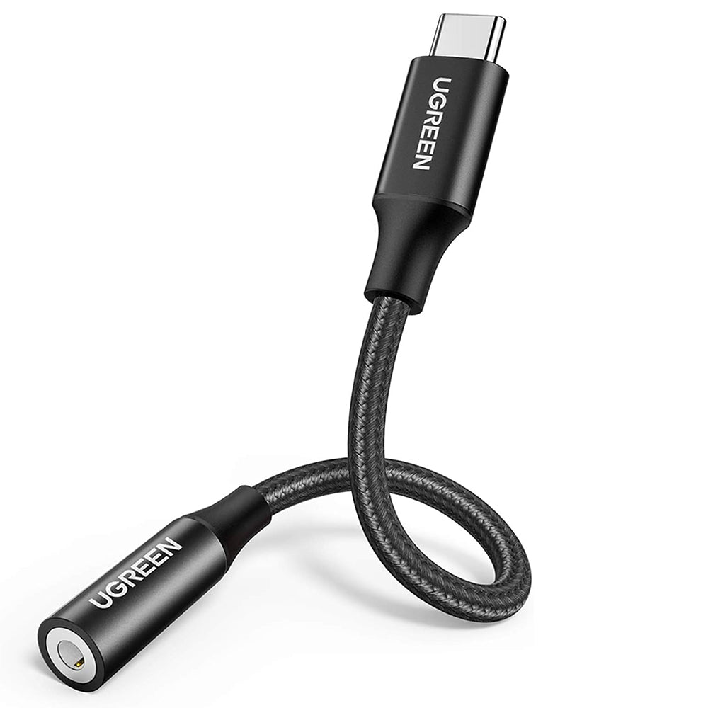 Audio adaptér USB-C - 3.5mm UGREEN AV142, Černý