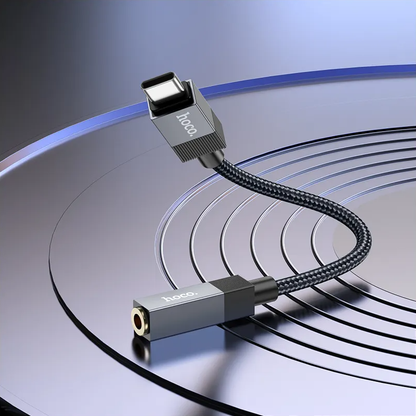 USB-C audio adaptér - 3,5 mm HOCO UPA32C, černý