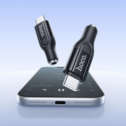 USB-C na 3,5mm audio adaptér HOCO UPA35, černý