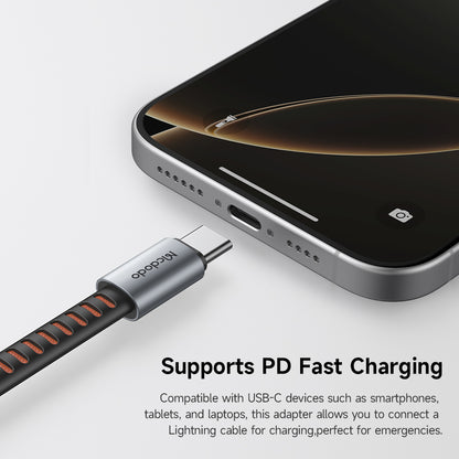 Audio adaptér USB-C - Lightning McDodo CA-4870, Šedý