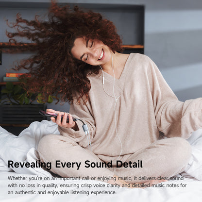 Audio adaptér USB-C - USB-C / USB-C McDodo CA-3370, Šedý