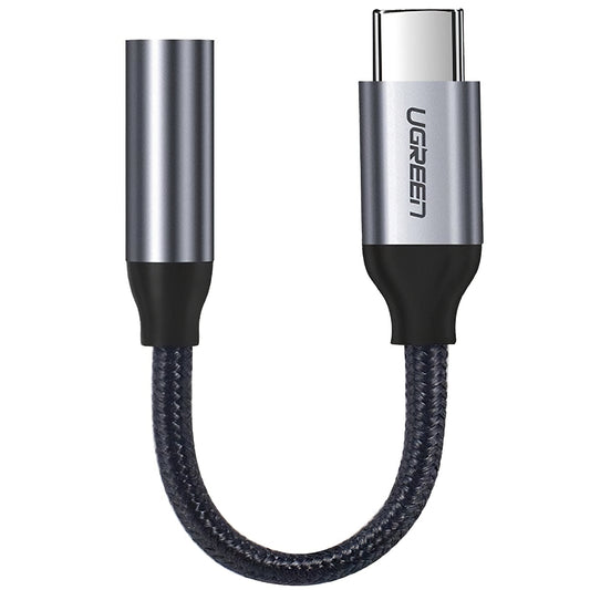 Audio adaptér USB-C - 3.5mm UGREEN AV142, Šedý