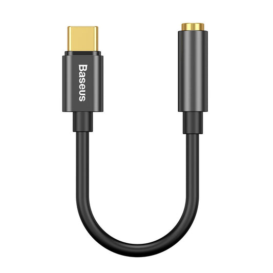 Audio adaptér USB-C - 3,5mm Baseus L54, černý CATL54-01