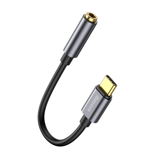 Audio adaptér 3,5 mm - USB-C Baseus L54, šedý CATL54-0G