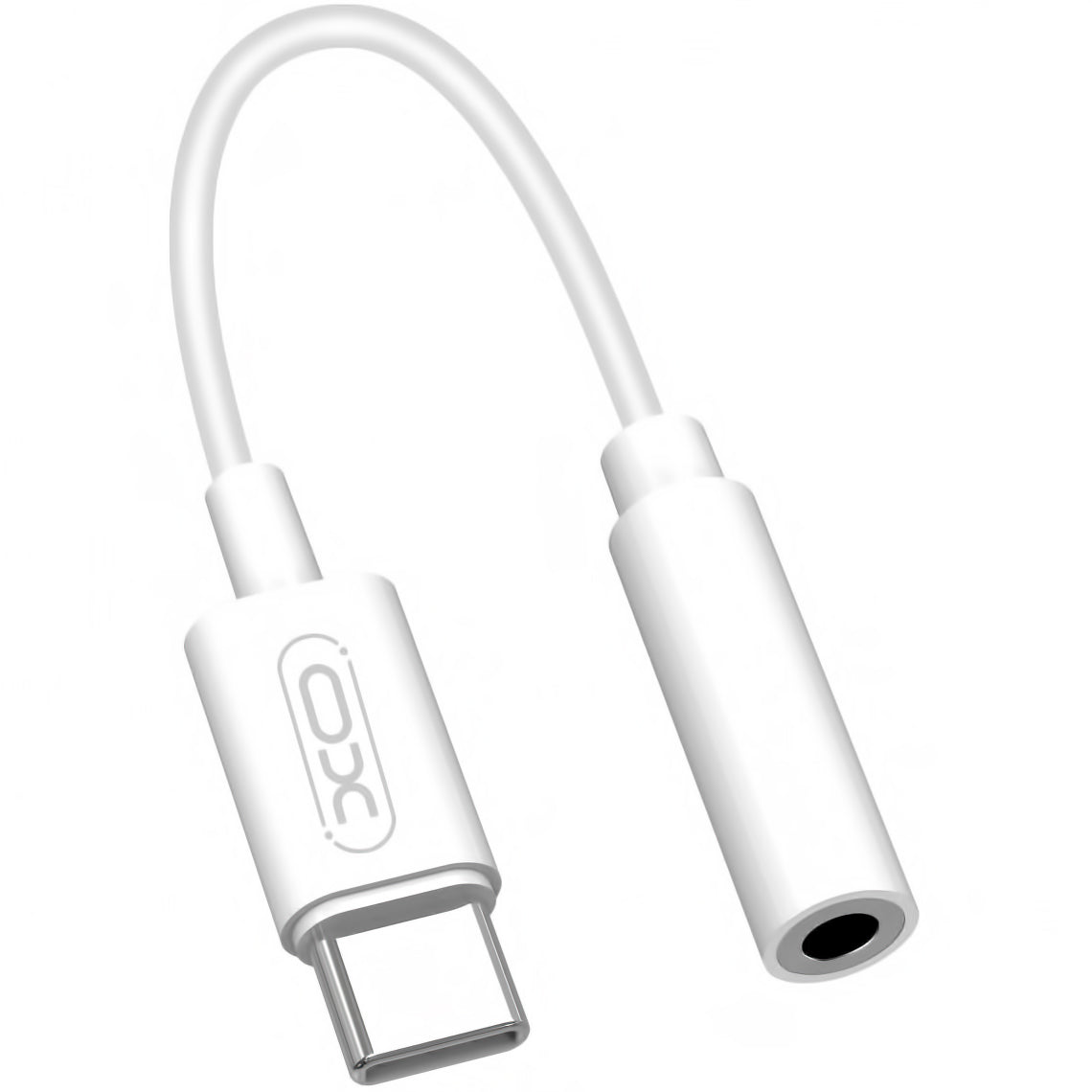 Audio adaptér USB-C - 3.5mm XO Design NB-R161, Bílý