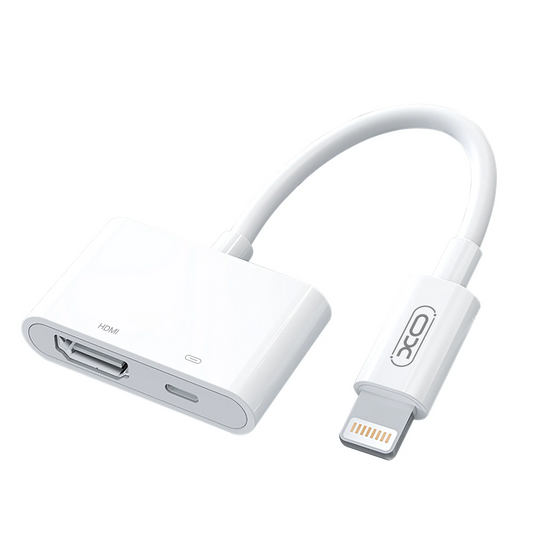 Audio a Video Adaptér Lightning - HDMI / Lightning XO Design HUB005, Bílý