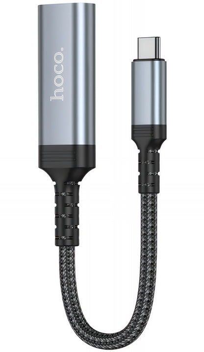 Audio a Video Adaptér USB-C - HDMI HOCO UA43A, Šedý