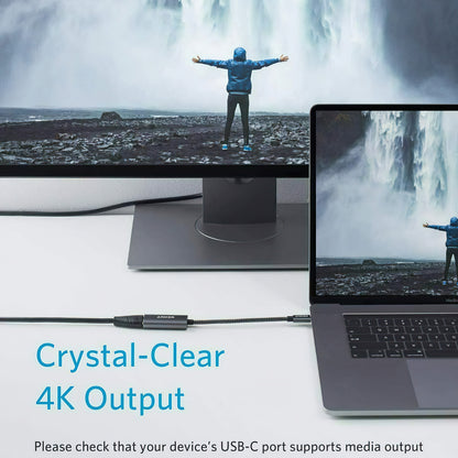 Audio a Video Adaptér USB-C - HDMI Anker PowerExpand+, Šedý A83120A1