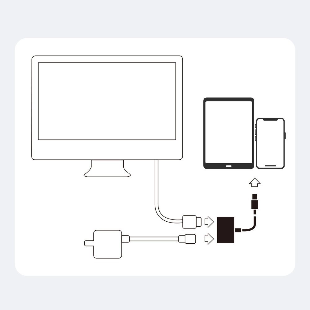 Audio a Video Adaptér Lightning - HDMI / Lightning Joyroom S-H141, Bílý